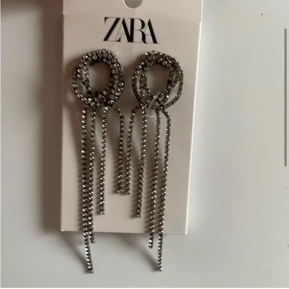 NWT Zara Jewel Strand Earrings - Picture 3 of 9